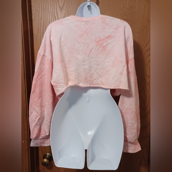 Cropped tie dye long sleeve shirt - Picture 4 of 6